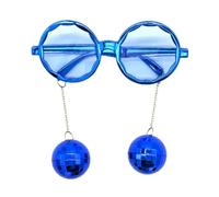 Lunettes de soleil rondes en forme de boule de mode Lunettes surdimensionnées pour femmes Lunettes de discothèque Lunettes hippies