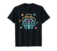 Lunettes de Soleil Rondes Motif Pharaon égyptien T-Shirt