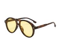 Lunettes de soleil rondes noires, double pont UV400 nuances rétro, 05, Taille unique