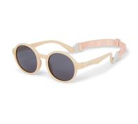 Lunettes de soleil rondes originales Dooky Fiji pour unisex, adaptées aux jeunes enfants et aux bébés, protection UV-A & UV-B, avec bandeau réglable & amovible), Cappuccino