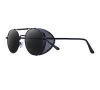 Lunettes de soleil rondes steampunk pour hommes Lunettes de soleil rétro pour femmes Lunettes de soleil rétro pour hommes Lunettes de voyage rétro Lunettes soleil enveloppantes (Une taille,Style 5)