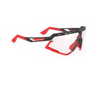 Lunettes de soleil Rudy Project Defender noir mat ImpactX 2 rouge photochromique