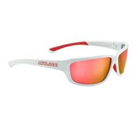 SALICE 001RW Lunettes de Soleil, Blanc/RW Rouge