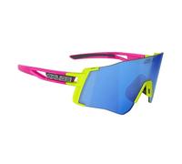 Salice Lunettes de soleil 026S – SMALL Fuchsia Lime/Rw Blue Idro Hc – Taille unique femme