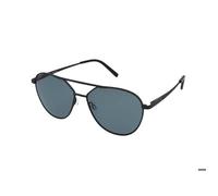 Serengeti Lunettes de soleil Odell Polarisées Noir mat Verres Essence bleu SS555003