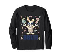 Lunettes de Soleil Six Seven Bruh 67 Bunny pour Hommes, Adolescents, garçons Manche Longue