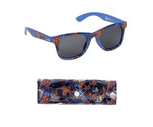Lunettes de soleil Spiderman Marvel avec étui verres rectangulaires avec protection filtre UV400 pour enfants