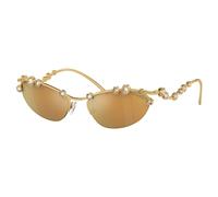 Lunettes de soleil, Style Cat-eye, SKU001, Ton doré OS