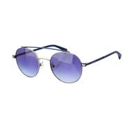 Lunettes de soleil style pilote AB12328 pour hommes et femmes-Bleu métal