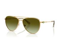 Lunettes de soleil, Style pilote, SK7009, Ton doré OS