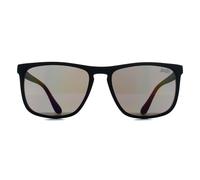 Lunettes De Soleil Superdry SDS Shockwave 127 Noir Mat Triple Fade Carrées