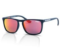 Lunettes De Soleil Superdry Shockwave 189 Caoutchouté Bleu/Violet Miroir Bleu