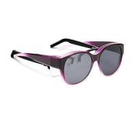 Lunettes De Soleil Survêtements | Monture Carré Superposable Pour Conduite - Lunettes À La Mode Unisexe Pour Cyclistes Automobilistes Voyage D'été, Tranches grises violettes. Gradient, Fare