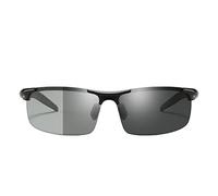 Lunettes de soleil teintées pour homme, lunettes de soleil pour conduite, verres qui changent de couleur, lunettes de soleil carrées polarisées de haute clarté pour homme, pour cyclisme de jour et