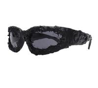 Lunettes de soleil tendance à pointes larges pour Halloween, style punk rock et cosplay