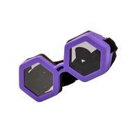Lunettes de soleil tendance avec cadre hexagonal - Empêche les dépôts de poussière - Idéales pour les petites races - Différentes conditions météorologiques - Lunettes de soleil pour petits animaux de