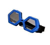 Lunettes de soleil tendance avec cadre hexagonal - Empêche les dépôts de poussière - Idéales pour les petites races - Différentes conditions météorologiques - Lunettes de soleil pour petits animaux de