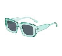 Lunettes de soleil tendance avec protection UV pour homme et femme - Monture carrée tendance, légères, anti-éblouissement, lunettes polarisées | Parfaites pour les sports de plein air, la mode urbaine