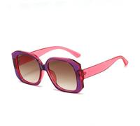 Lunettes de soleil tendance pour femme - Couleur violette - Couleur gelée - UV400, Thé violet, Taille unique