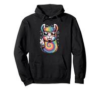Lunettes de Soleil Tie Dye Lama Festival de la Paix Sweat à Capuche