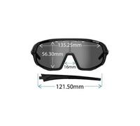 Tifosi Sledge Clarion Fototec Sunglasses Noir Clarion Red/CAT3