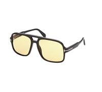 Lunettes de soleil TOM FORD FALCONER-02 FT0884 - Noir/Brun - Carré - Tendance - Mixte