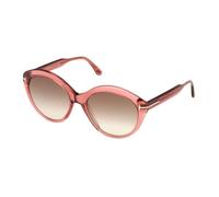 Lunettes de soleil - TOM FORD - MAXINE FT 0763 - Acétate - Transparent Pink/Brown Shaded - Chic