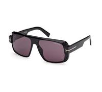 Lunettes de Soleil - TOM FORD - TURNER FT 1101 - Carré - Homme - Noir/Gris