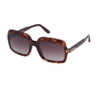 Lunettes de soleil - Tom Ford - WALLIS FT 0688 - Havana/Burgundy Shaded - Mixte - Protection Catégorie 2