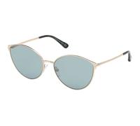 Lunettes de soleil - TOM FORD - ZEILA FT 0654 - Métal - Rose Gold/Blue - Protection Catégorie 2