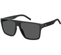 Tommy Hilfiger Lunettes de soleil TH 1717/S Matte Black/Grey 59/14/145 Homme