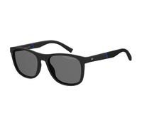 Tommy Hilfiger Homme TH 2042/S 003/M9 Lunettes de soleil Plastique Noir Gris Carré Polarisé