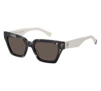 Lunettes de Soleil TOMMY HILFIGER TH 2101/S TCB BLACK WHITE HAVANA 52/19/140 Femme
