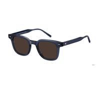 Lunettes de Soleil Tommy Hilfiger TH 2126/S 48/22/150 BLUE/BROWN acétate homme TH 2126/S