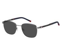 Lunettes de Soleil TOMMY HILFIGER TH 2138/S 5UV DARK RUTHENIUM BLUE 53/20/145 Homme