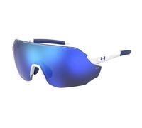 Lunettes de Soleil Under Armour UA HALFTIME 99/1/120 MATTE WHITE BLUE/BLUE MULTILAYER polycarbonate unisexe UA HALFTIME