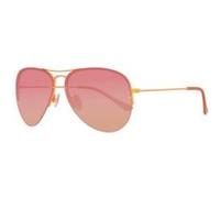 Benetton, unisex, Accessoires, Orange, Taille: ONE Size Lunettes de Soleil à Monture Métallique Orange