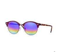 Lunettes de soleil unisexes Clubround Mineral Flash Lenses RB42461222C251-Cristal de Bordeaux