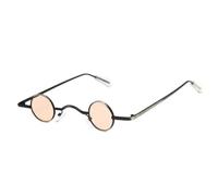 Lunettes de soleil UV400 | Verres colorés, monture ultra-compacte | Pour femmes et hommes, sports de plein air et conduite (thé noir)
