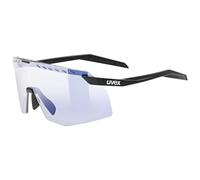 Uvex Pace Stage V Photochromic Sunglasses Clair Variomatic Mirror Blue/CAT1-3 Black Matt