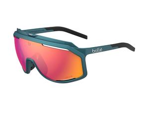 Lunettes de soleil vélo Bollé Chronoshield (Creator Teal Metallic Volt+ Ruby Polarized) Medium, Large