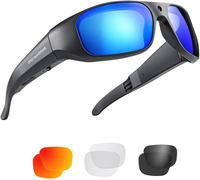 Lunettes De Soleil Vidéo Oho 4K 256 Go Ultra Hd Résistant À L'Eau Caméra D'Action Sports Avec Mémoire Intégrée Et Lentille De Sécurité Uv400 Polarisée