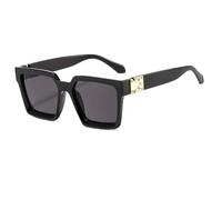 Lunettes de soleil vintage à grande monture pour femmes et hommes, verres de soleil tendance, verres de conduite, UV400, A3, 1 pièce