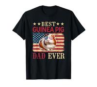 Lunettes de Soleil Vintage Best Guinea Pig Dad Ever 4th July Drapeau US T-Shirt