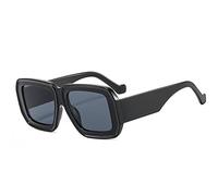 Lunettes de soleil vintage double couleur pour femmes hommes mode designer lunettes de soleil dames tendance nuances UV400 lunettes, Noir , Other