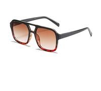 Lunettes de soleil vintage pour femme Lunettes de conduite nuances uniques, Thé léopard noir, Taille unique