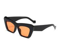 Lunettes de soleil vintage transparentes œil de chat blanc pour femmes rétro lunettes de soleil hommes nuances lunettes, C3., Taille unique