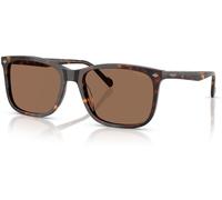 Vogue Eyewear Vo5618s Lunettes de soleil carrées pour homme, Havane foncé/marron foncé, 57 mm