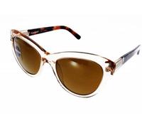 Lunettes de soleil - VUARNET - DISTRICT VL2003/0002 - Rose translucide - Oeil de chat - Verres minéraux