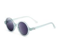 KI ET LA - WOAM - Lunettes de Soleil Ado 2-16 ans Norme CE - Protection UV - Légères - Souples - Montures Soft Touch - Verres Fumés - Marque Française (4-6 ans, Bleu Ciel)